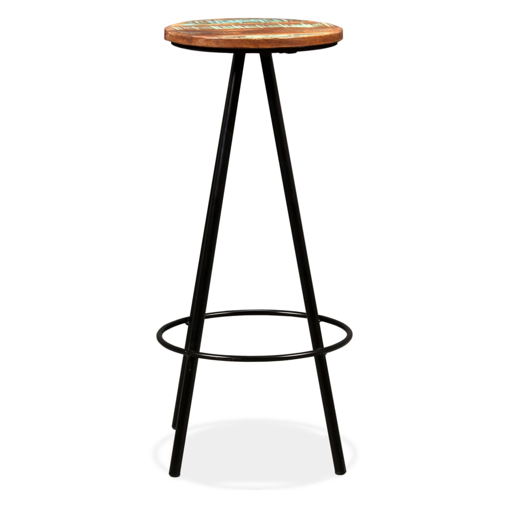 Barset massief gerecycled hout 5-delig