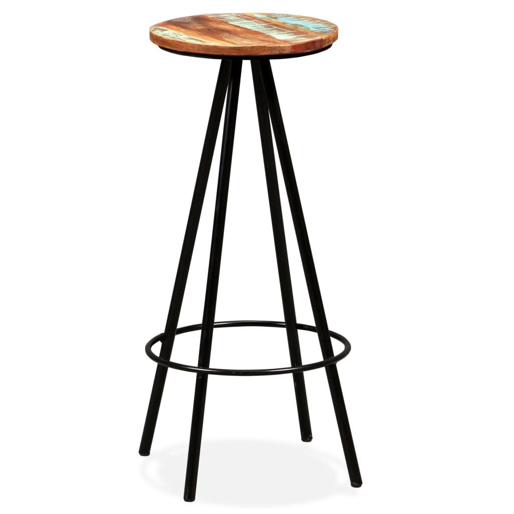 Barset massief gerecycled hout 7-delig