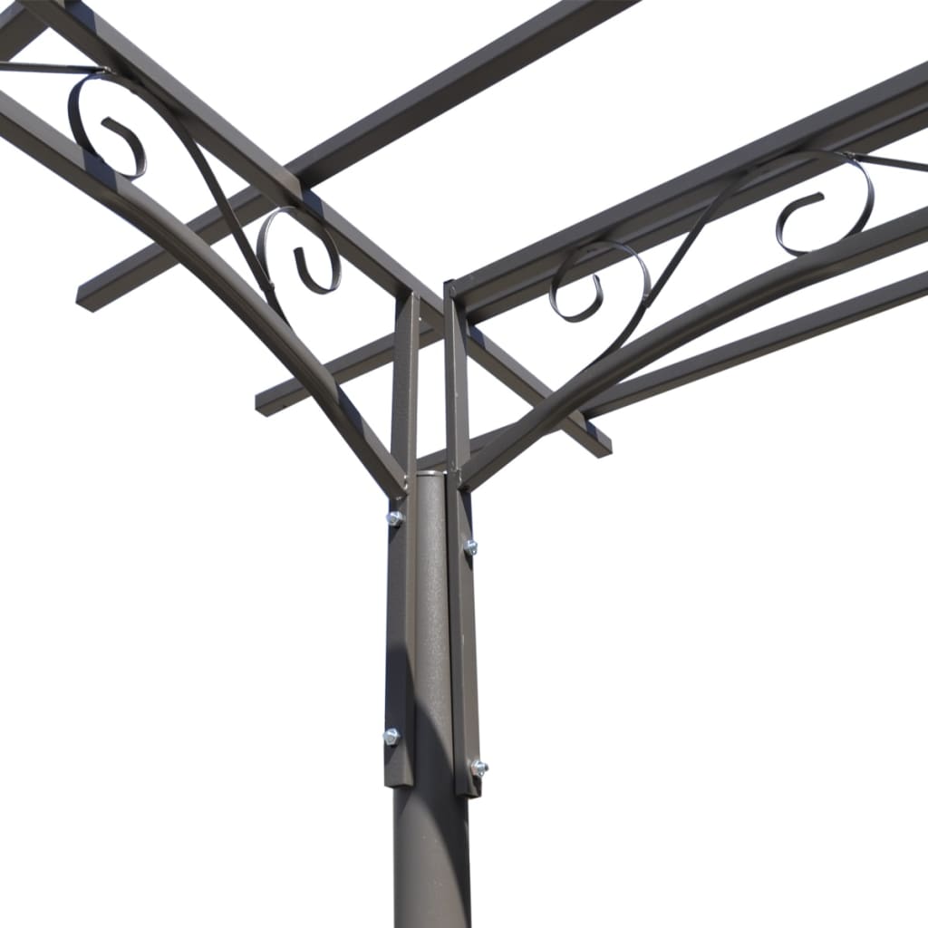 Stalen rozenboog 215 cm