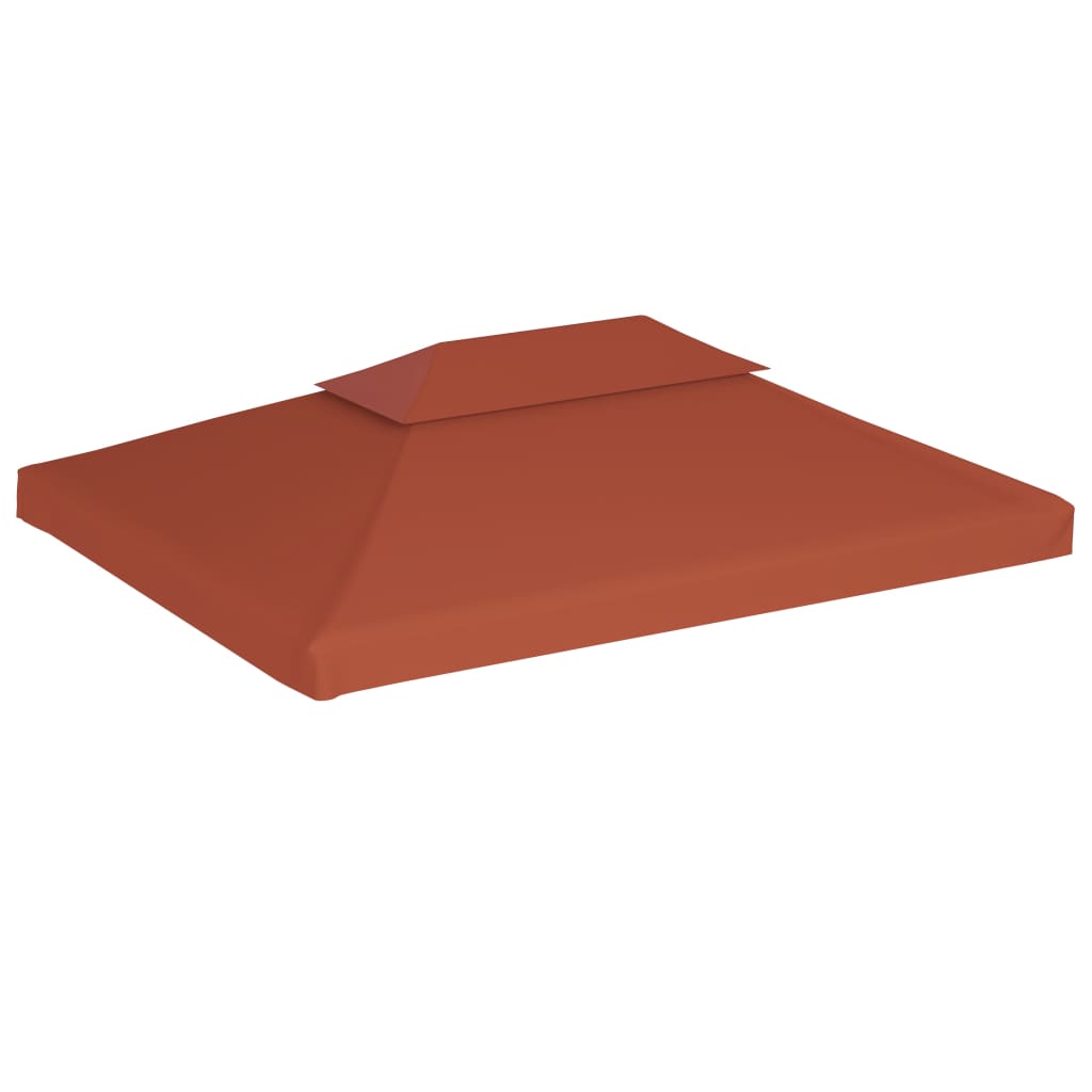 Prieeldak 2-laags 310 g/m² 4x3 m terracottakleurig