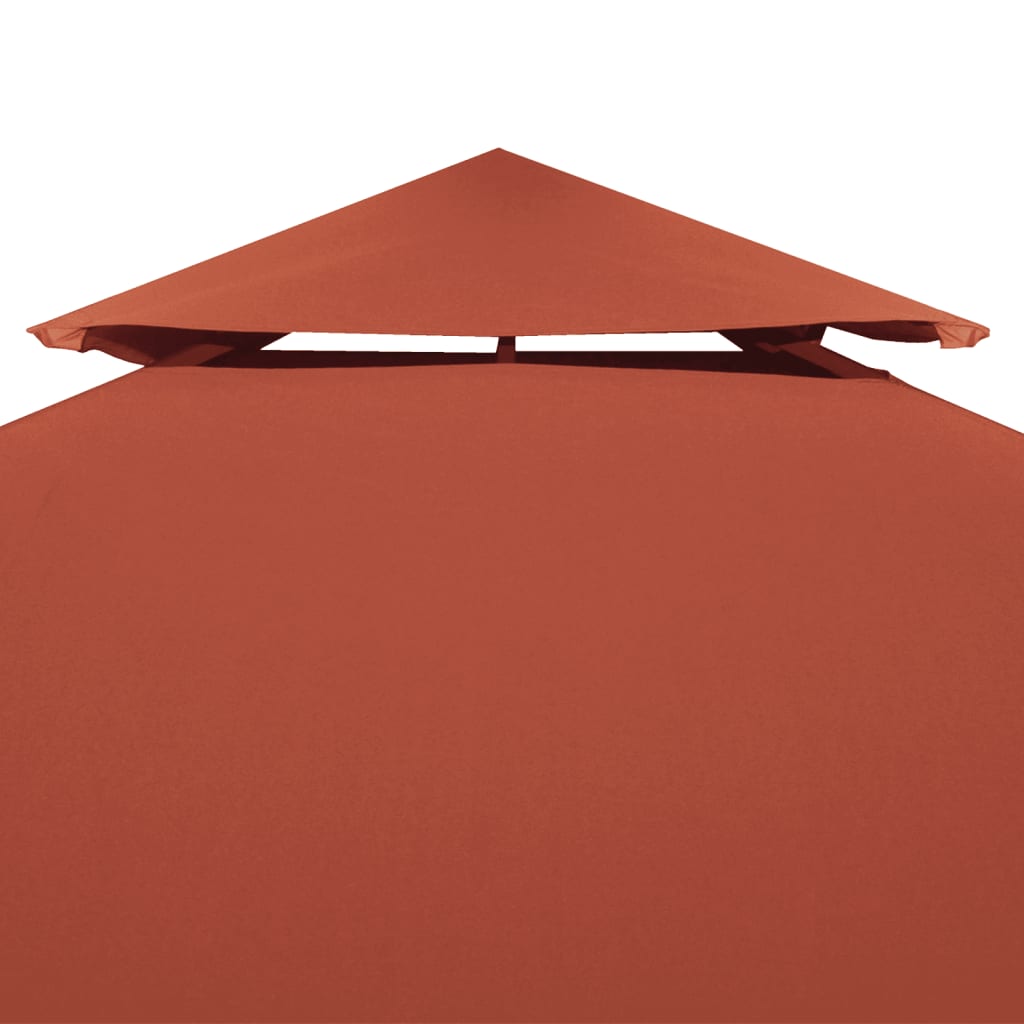 Prieeldak 2-laags 310 g/m² 4x3 m terracottakleurig