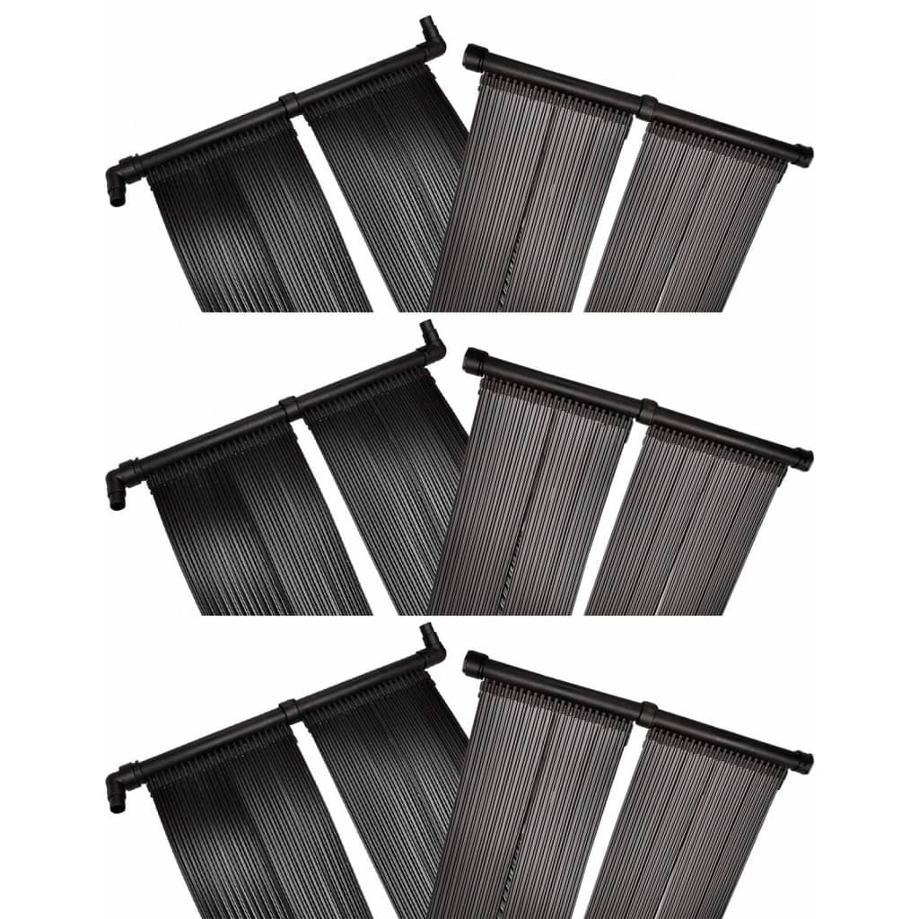 Solarverwarmingspanelen voor zwembad 6 st 80x620 cm