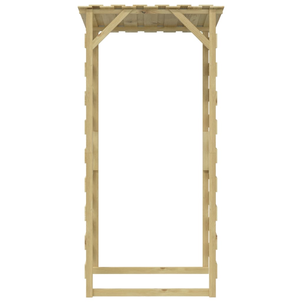 Pergola's met dak 6 st 100x90x200 cm geïmpregneerd grenenhout