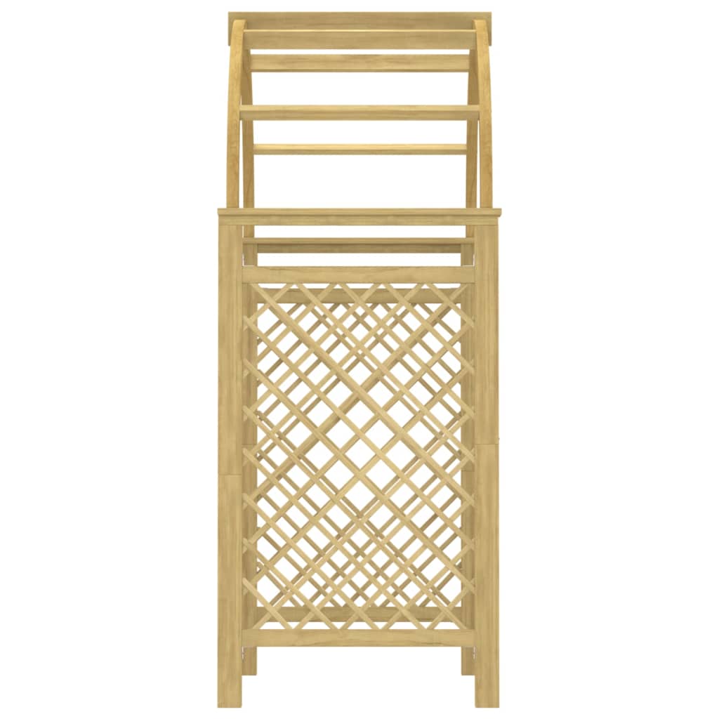 Boog met latwerk 141x97x243 cm geïmpregneerd massief grenenhout