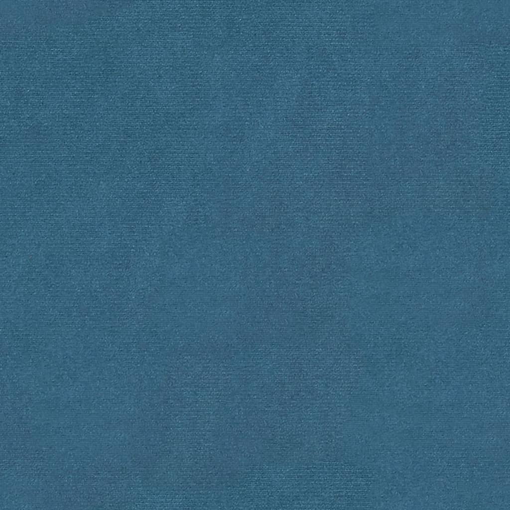 Bankje 81,5x41x49 cm fluweel blauw