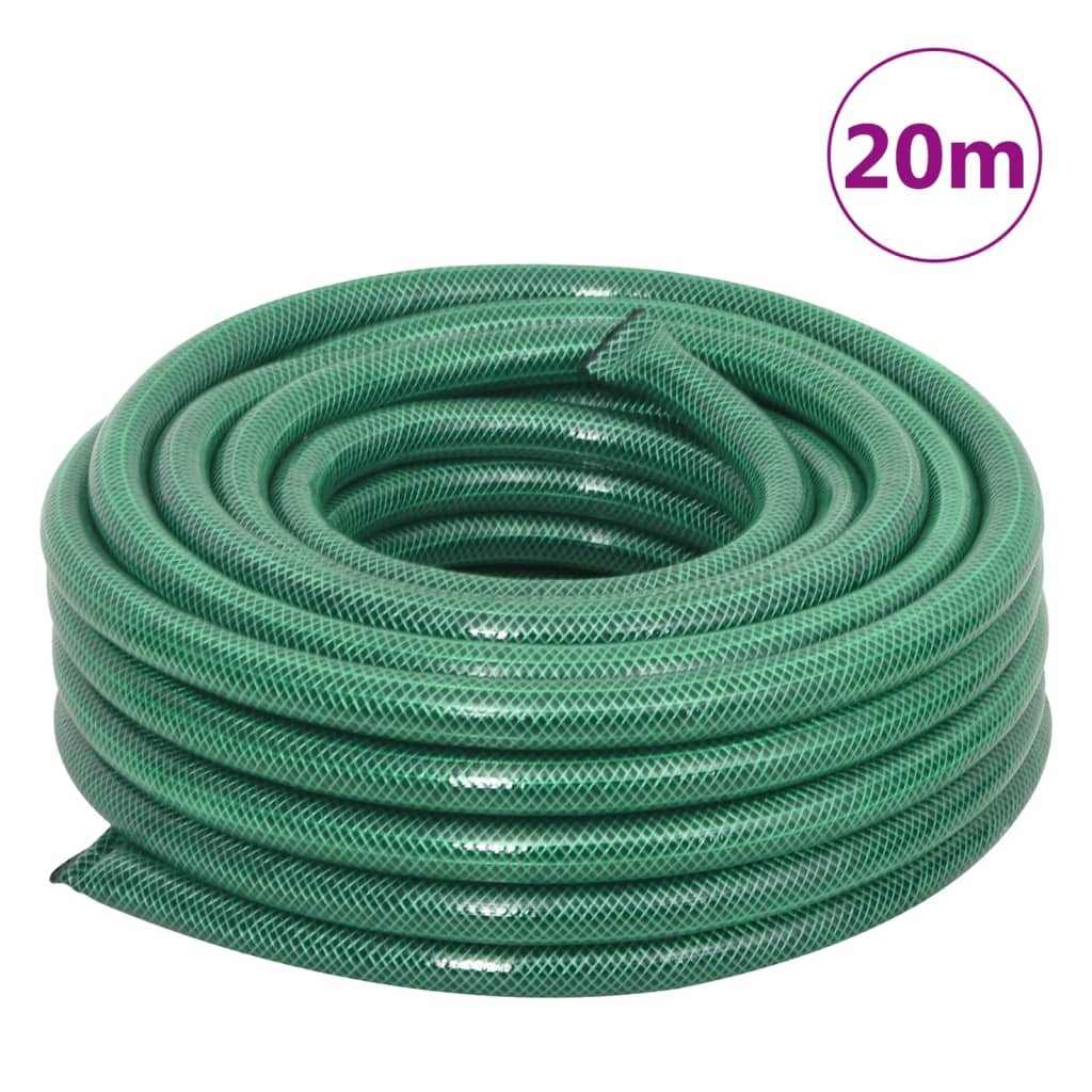 Tuinslang met koppelingsset 0,75'' 20 m PVC groen