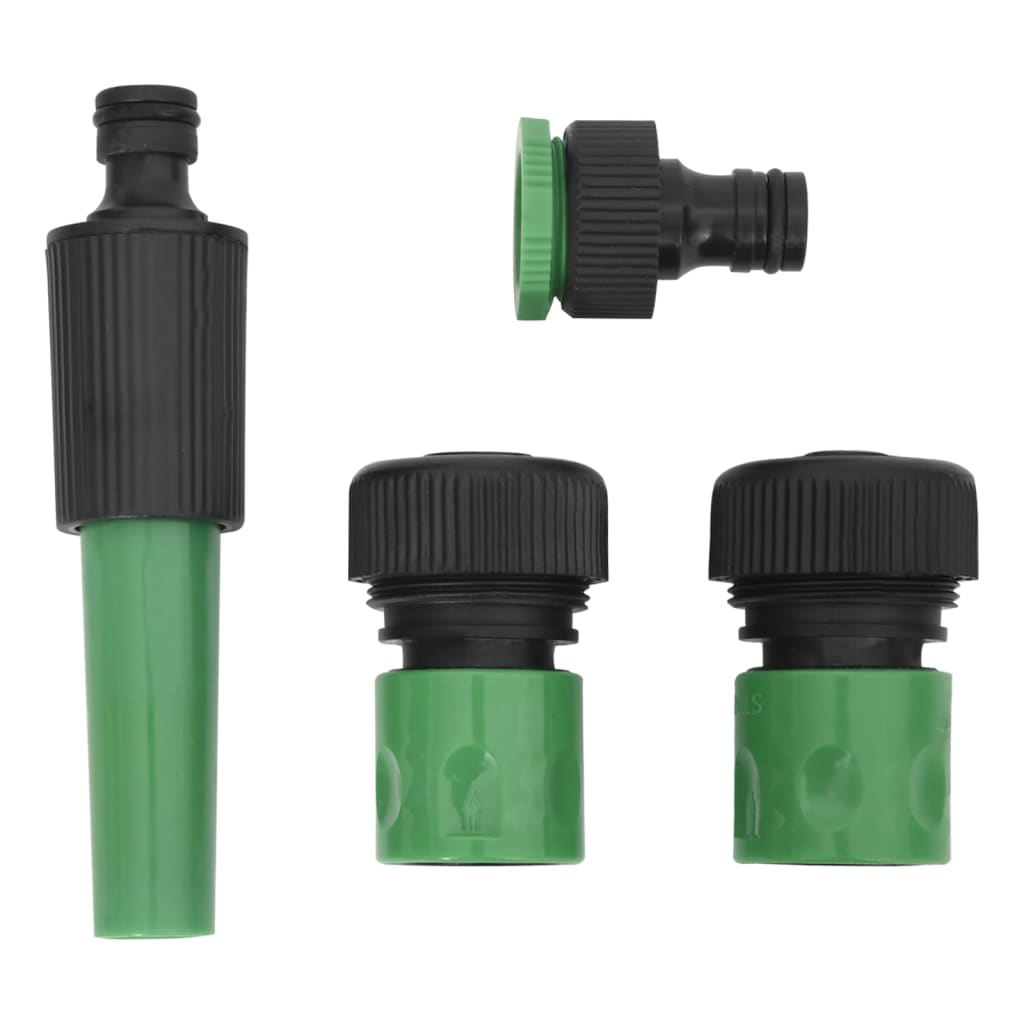 Tuinslang met koppelingsset 0,75'' 20 m PVC groen
