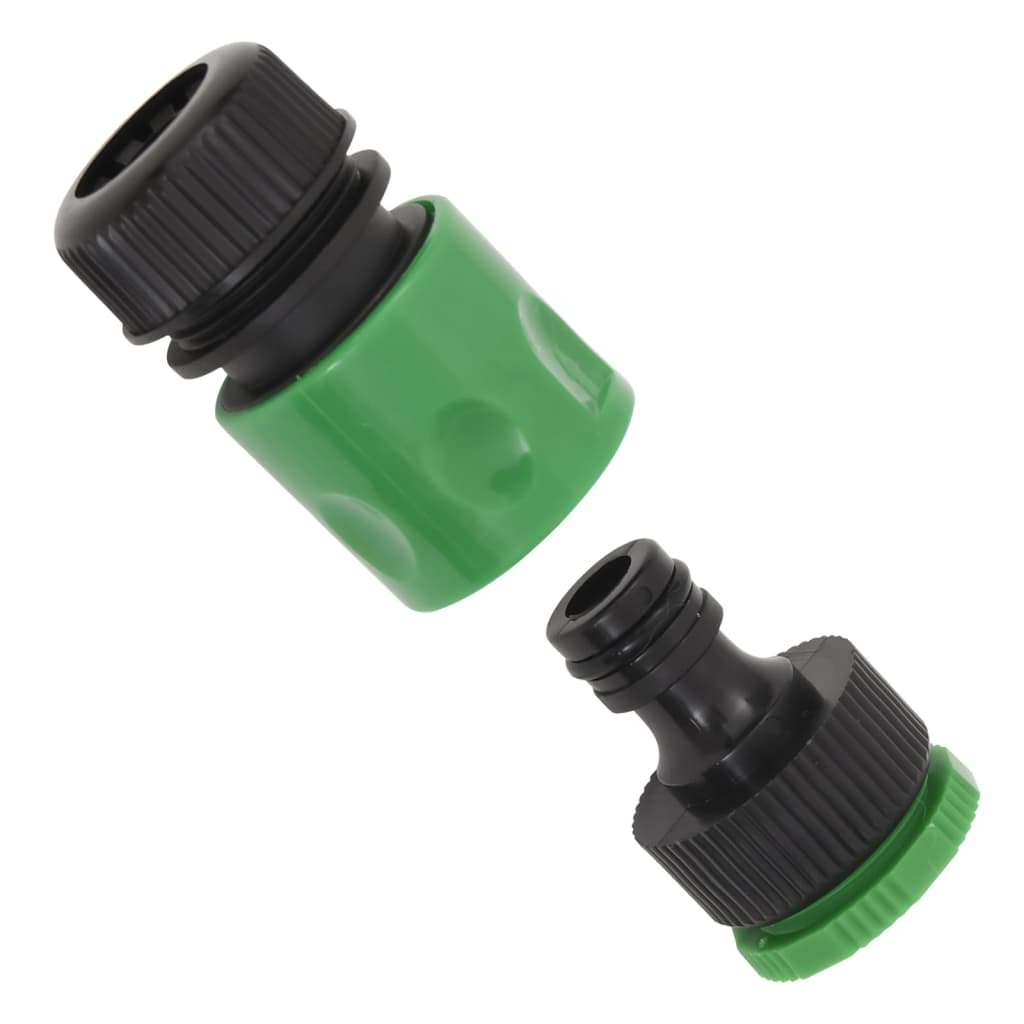 Tuinslang met koppelingsset 0,75'' 20 m PVC groen