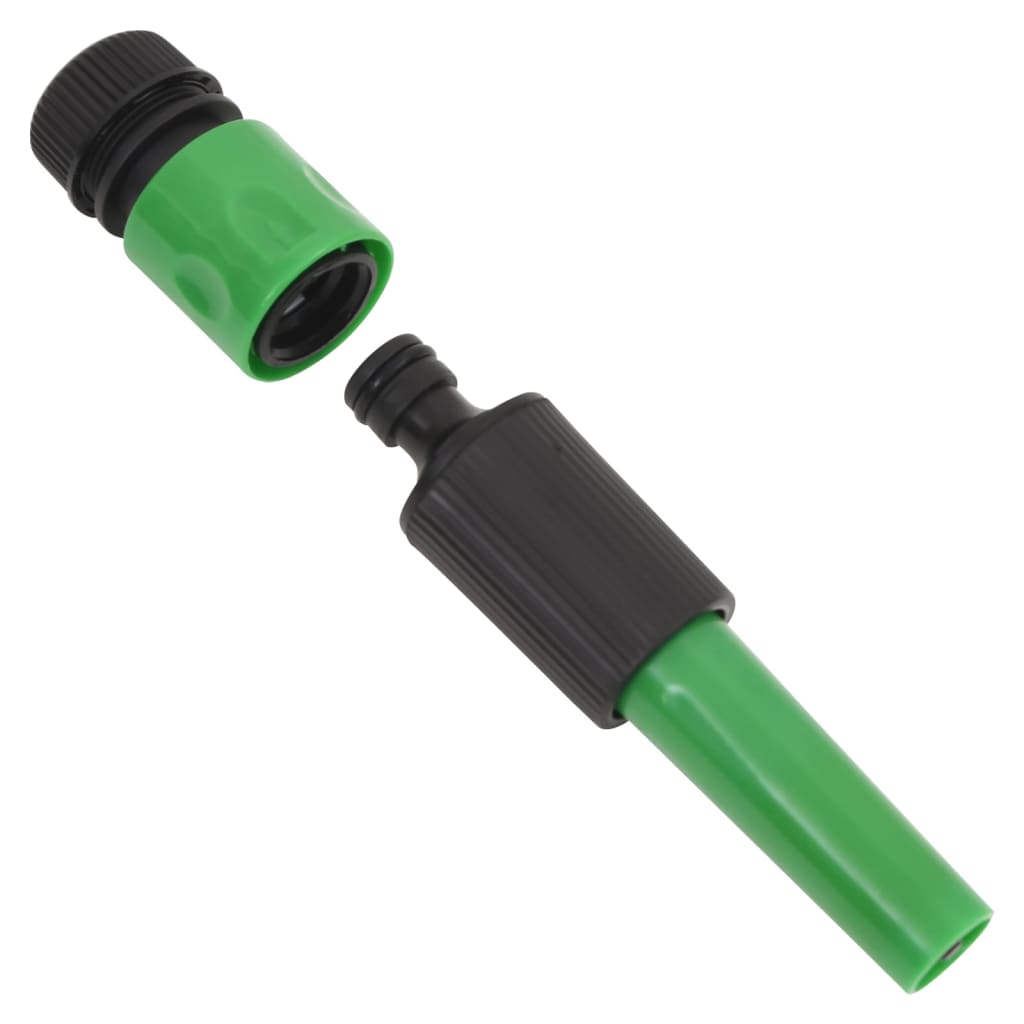 Tuinslang met koppelingsset 0,75'' 20 m PVC groen