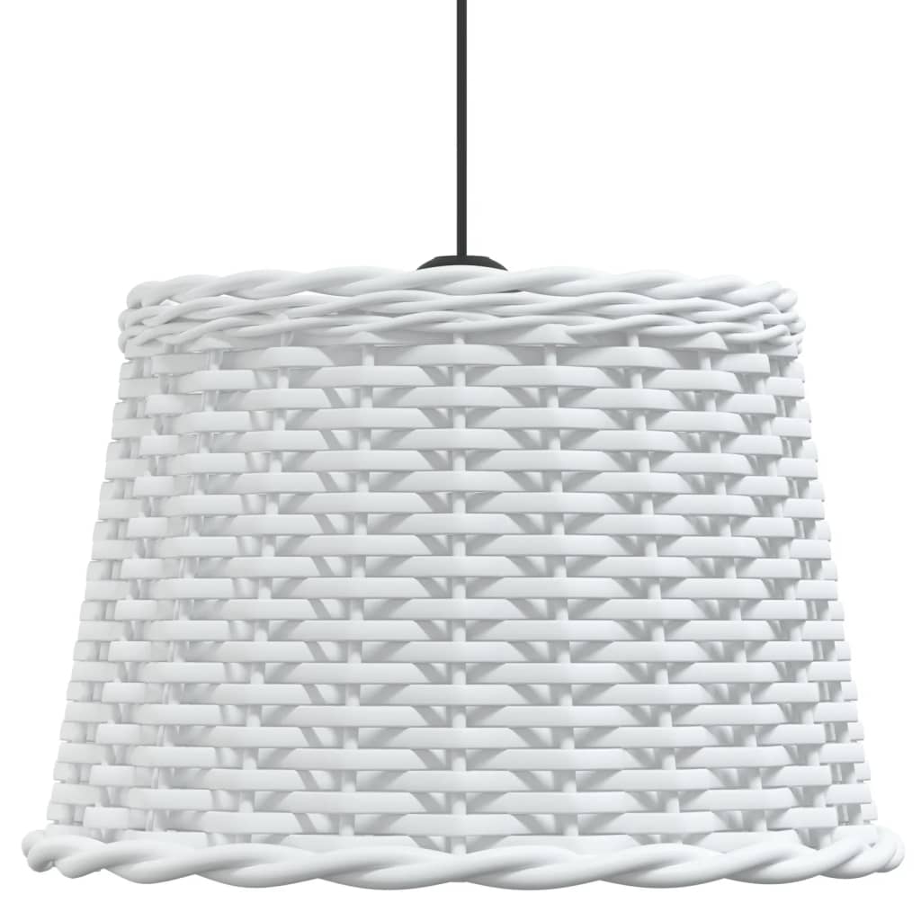 Plafondlampenkap Ø40x26 cm wicker wit