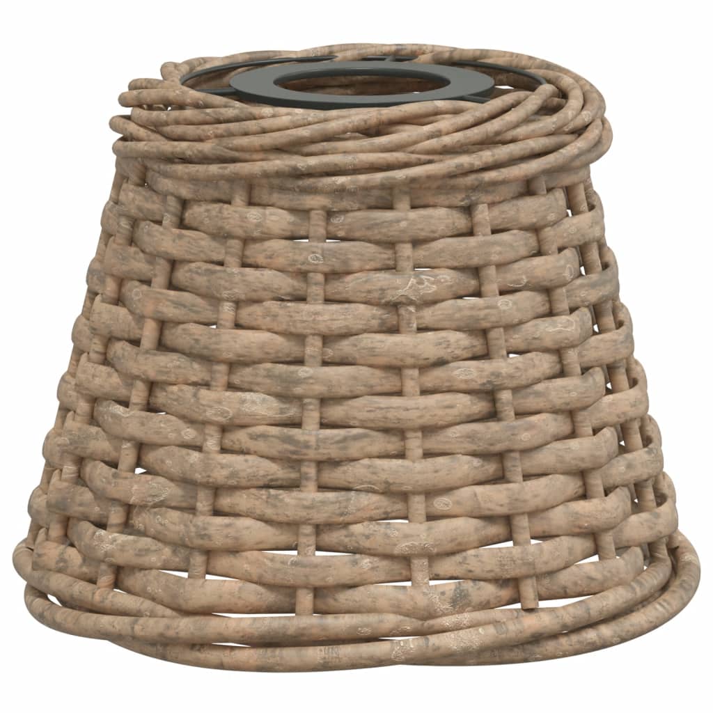 Plafondlampenkap Ø15x12 cm wicker bruin