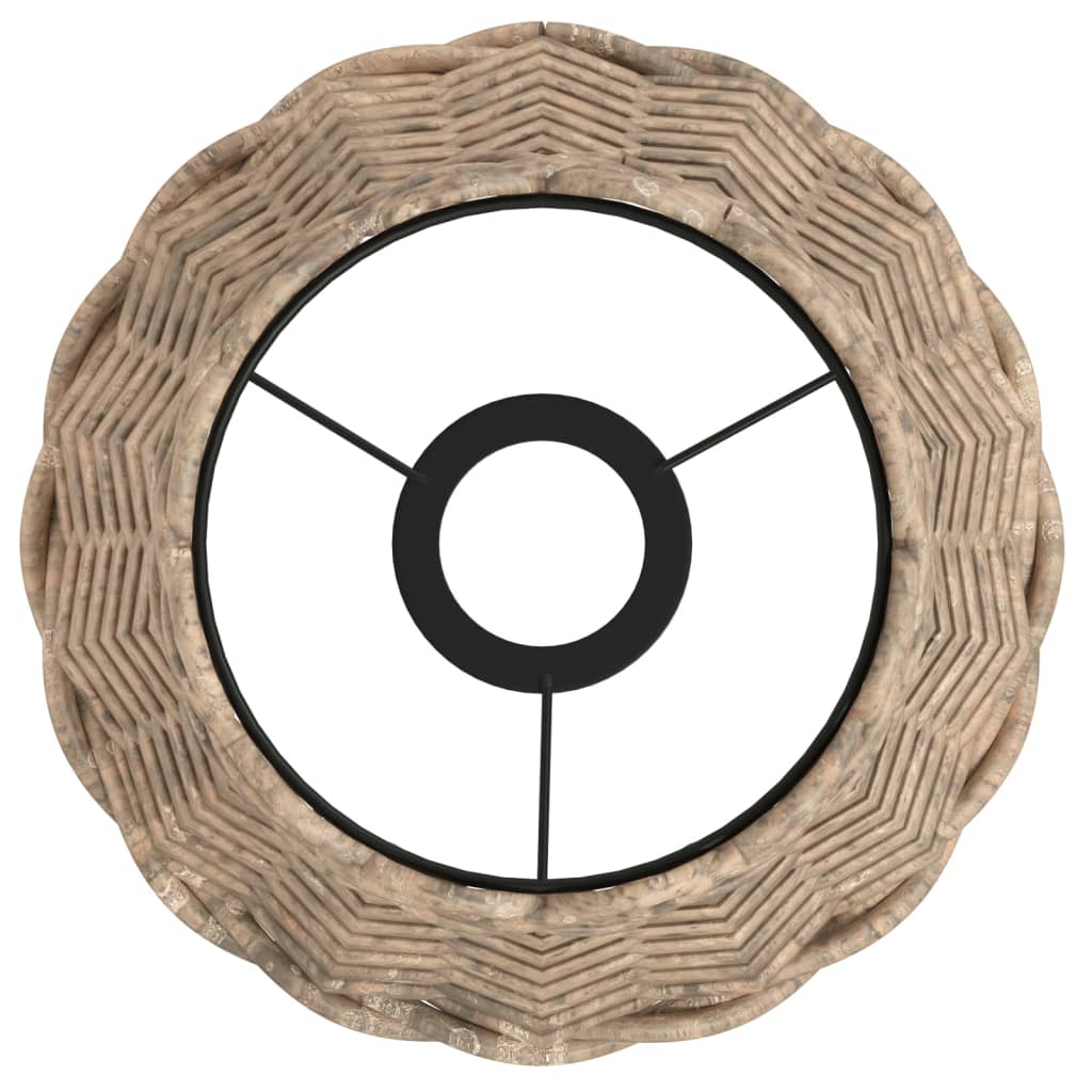 Plafondlampenkap Ø20x15 cm wicker bruin