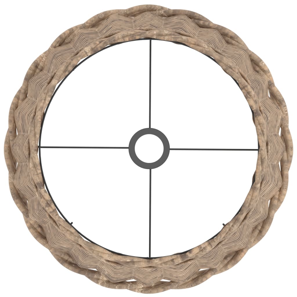 Lampenkap Ø40x26 cm wicker bruin