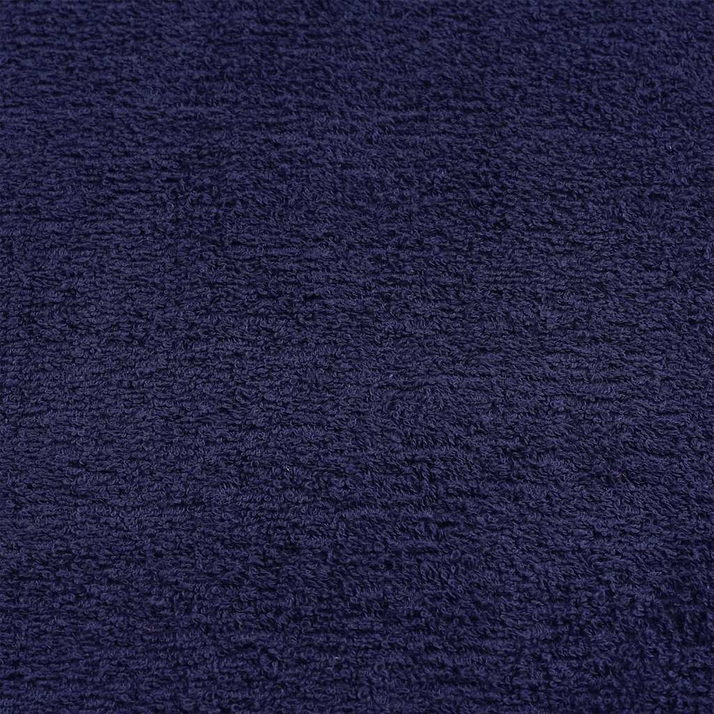6-delige Handdoekenset 360 g/m² 100% katoen marineblauw