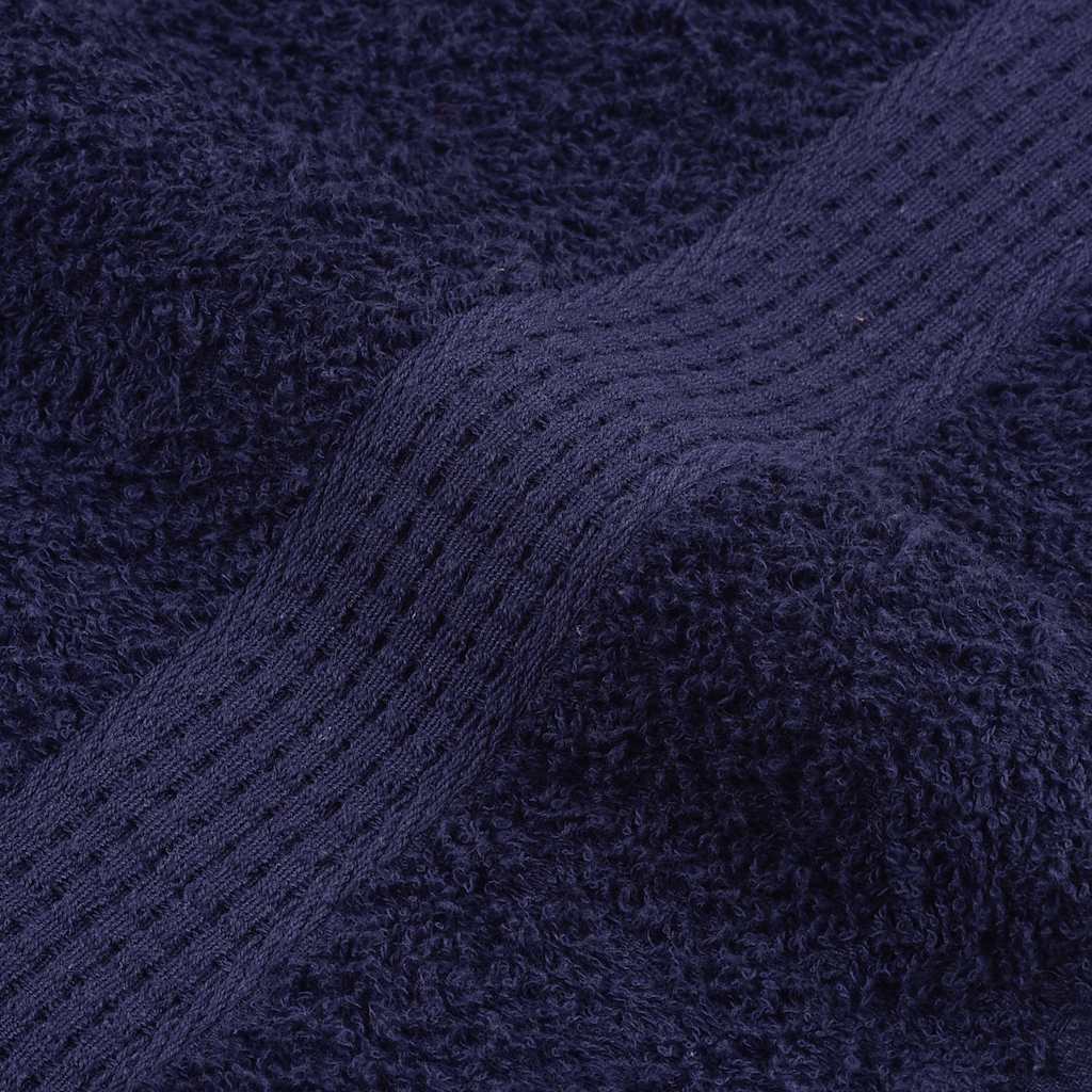 6-delige Handdoekenset 360 g/m² 100% katoen marineblauw