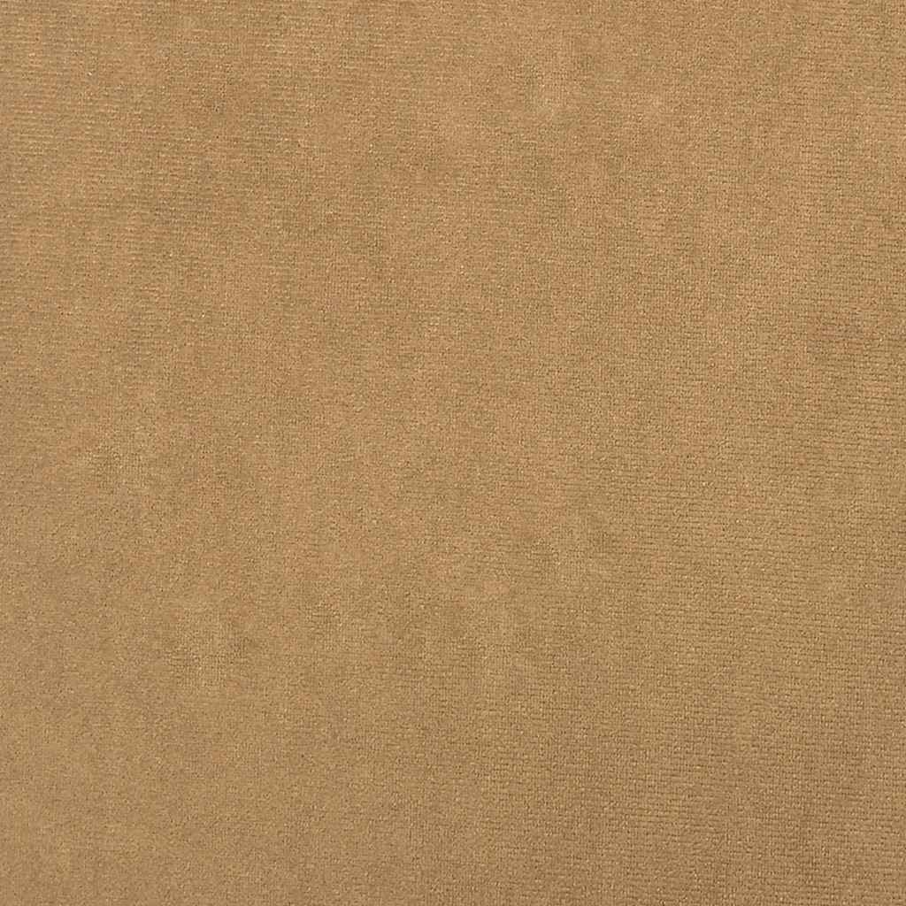 Bankje 110x74x84 cm fluweel bruin