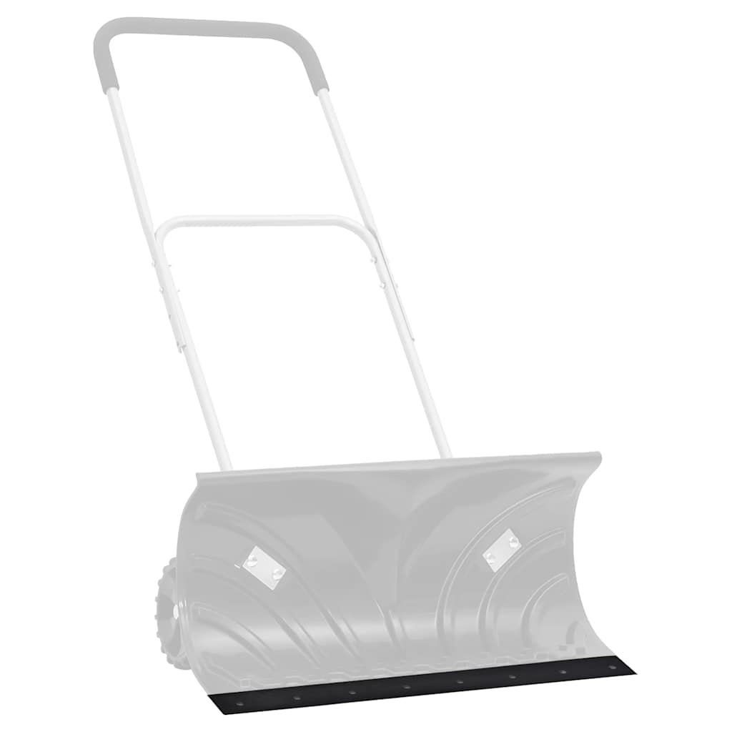 Rubberen rand voor sneeuwploeg 150x15x1 cm zwart