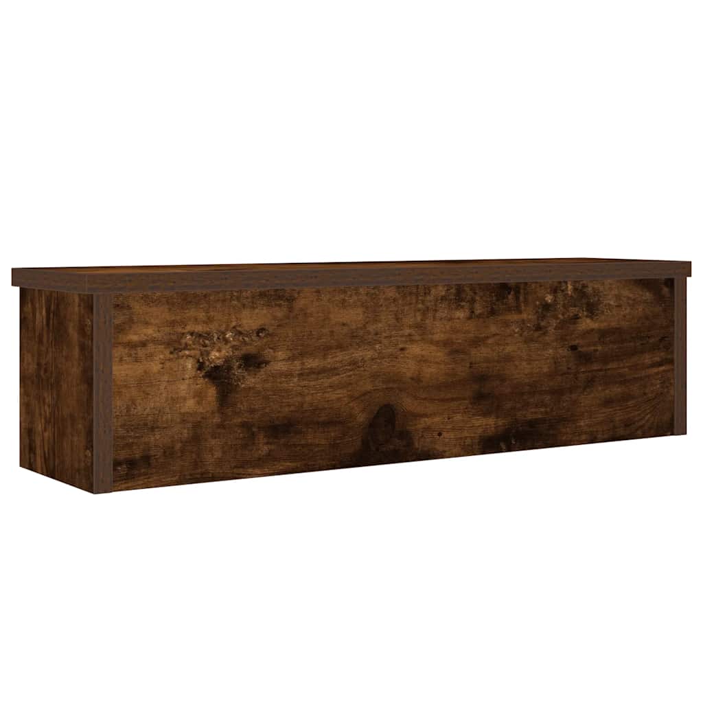 Keukenrekken stapelbaar 2 st 50x15x16 cm gerookt eikenkleurig