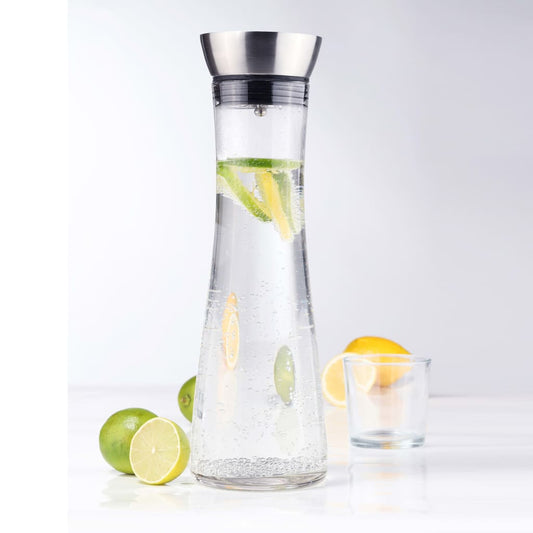 Waterkaraf met filter 1,2 L transparant