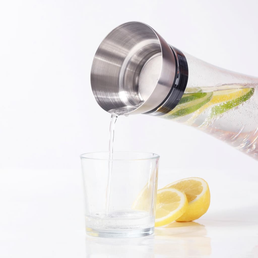 Waterkaraf met filter 1,2 L transparant