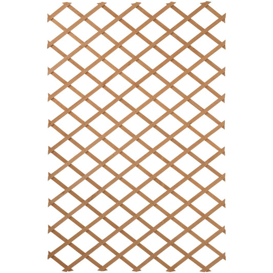 Tuinlatwerk 100x300 cm hout bruin
