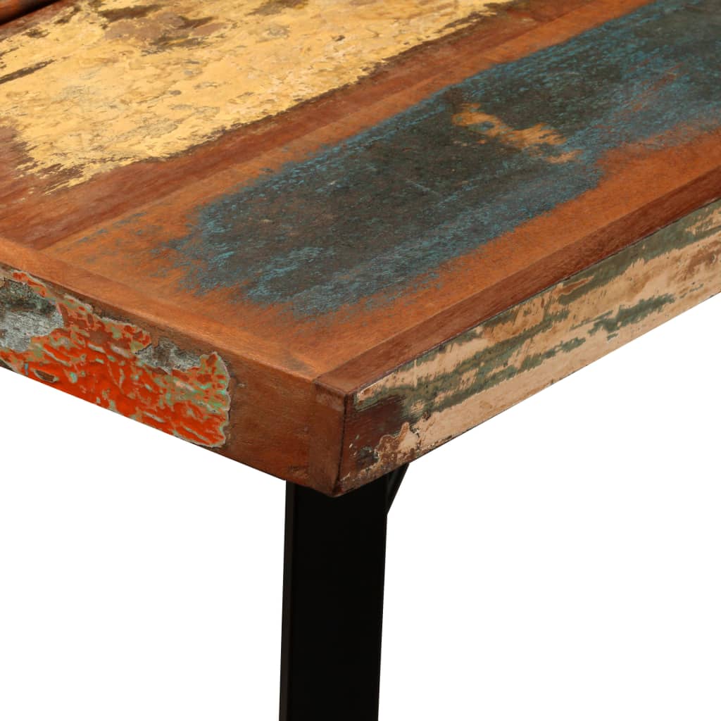 Barset massief gerecycled hout 7-delig