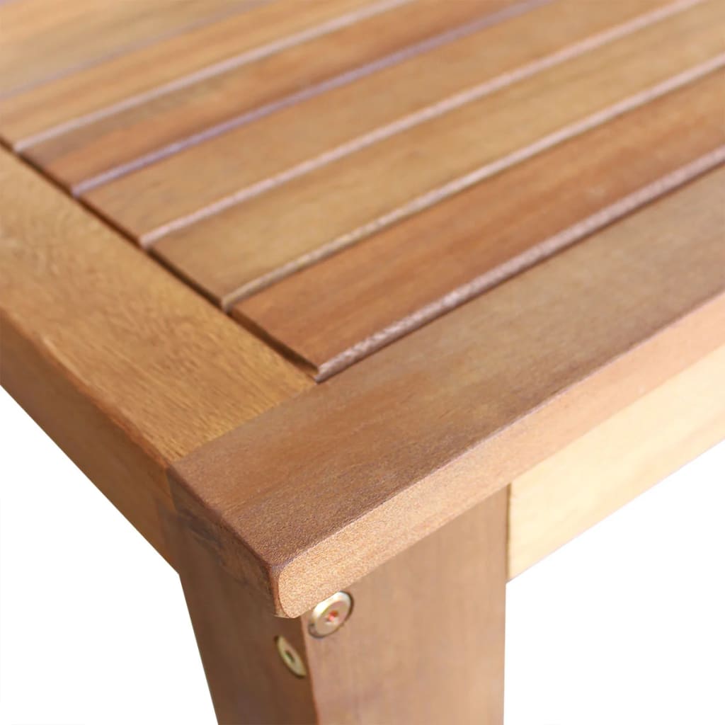 3-delige Bartafel en -stoelenset massief acaciahout