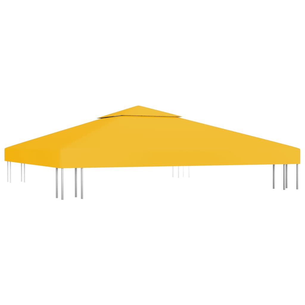 Prieeldak 2-laags 310 g/m² 3x3 m geel