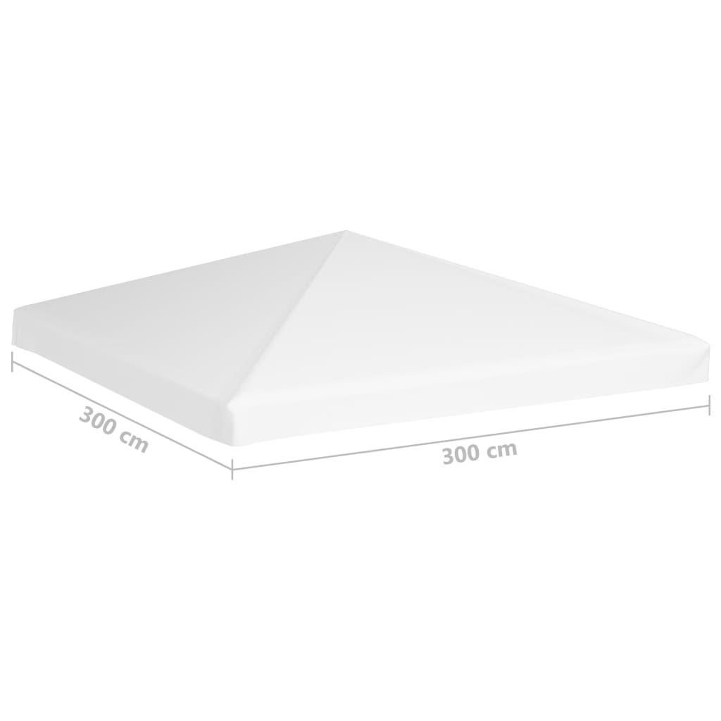 Prieeldak 270 g/m² 3x3 m wit