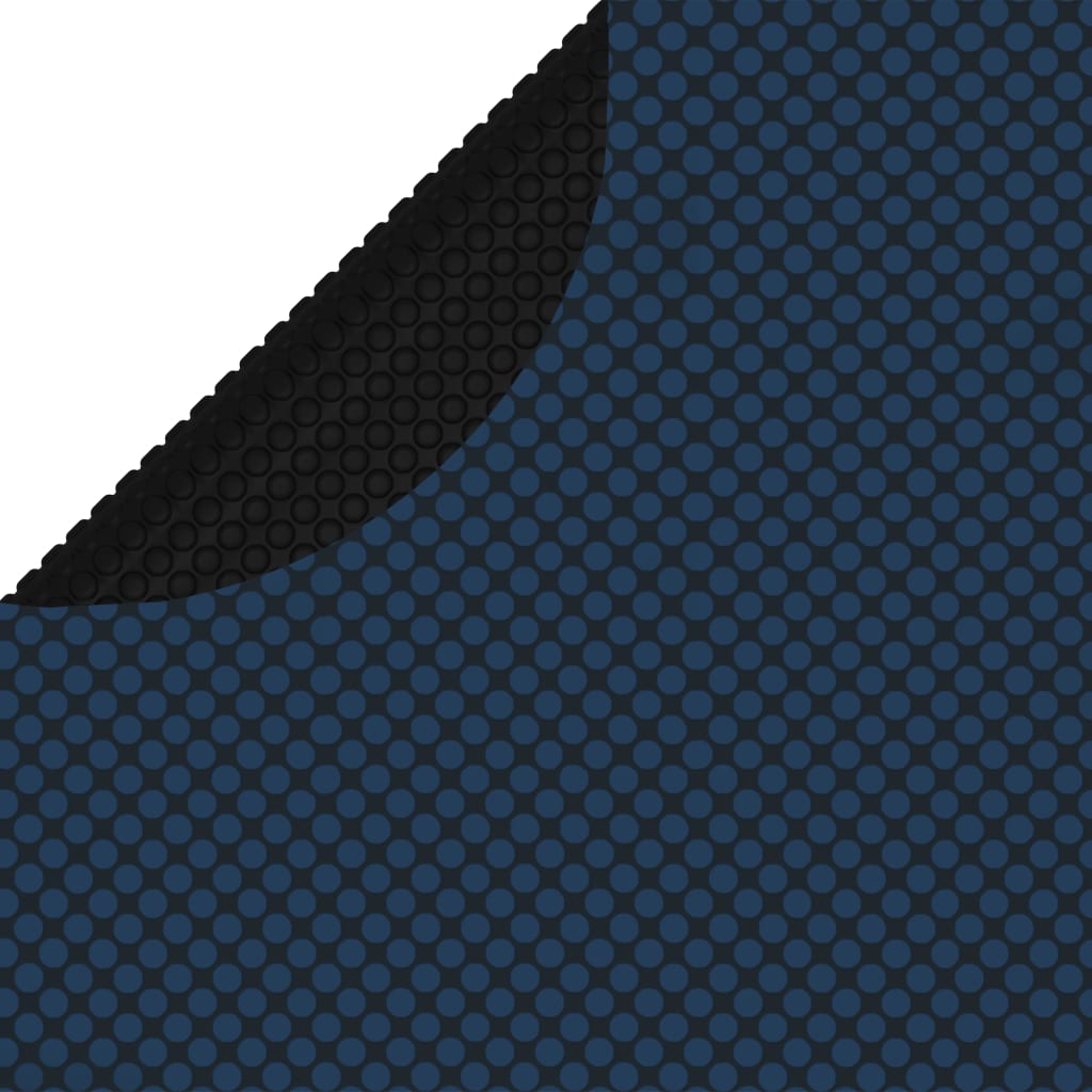 Zwembadfolie solar drijvend 356 cm PE zwart en blauw