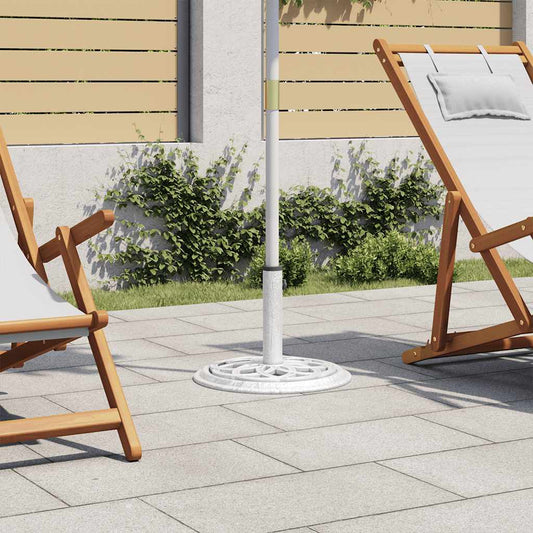 Parasolvoet 44x44x31 cm gietijzer wit