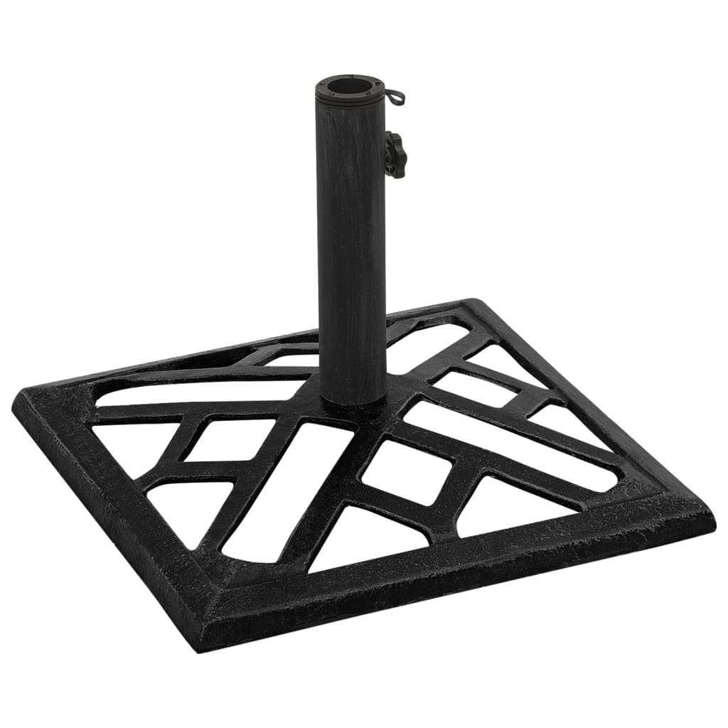 Parasolvoet 44x44x31 cm gietijzer zwart