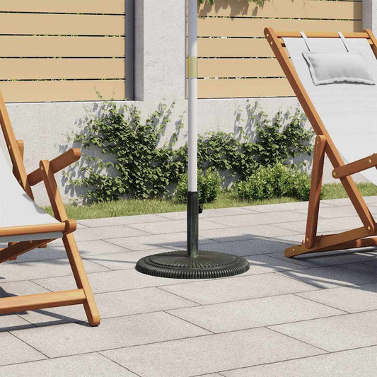 Parasolvoet 45x45x30 cm gietijzer groen