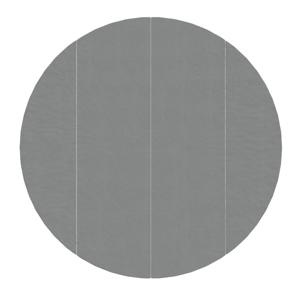 Zwembadgrondzeil Ø458 cm polyester geotextiel lichtgrijs