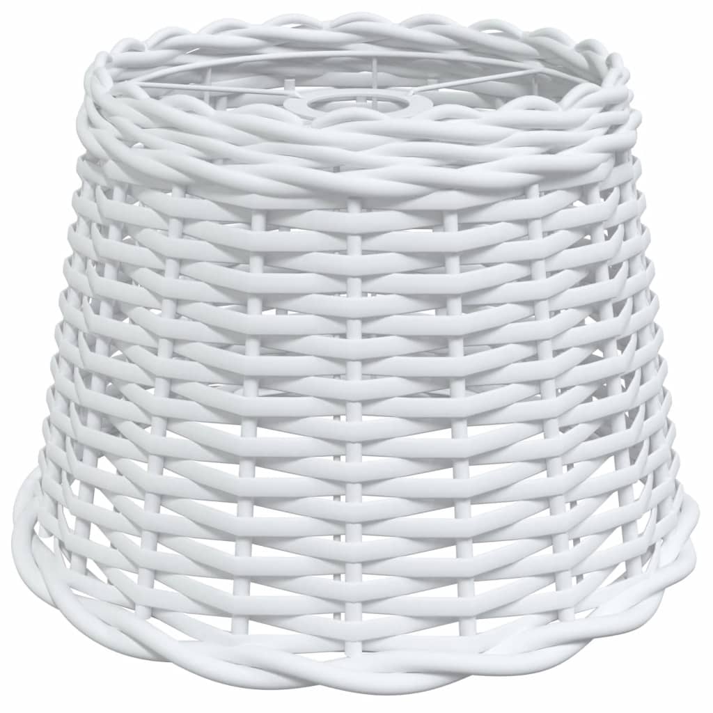 Plafondlampenkap Ø30x20 cm wicker wit