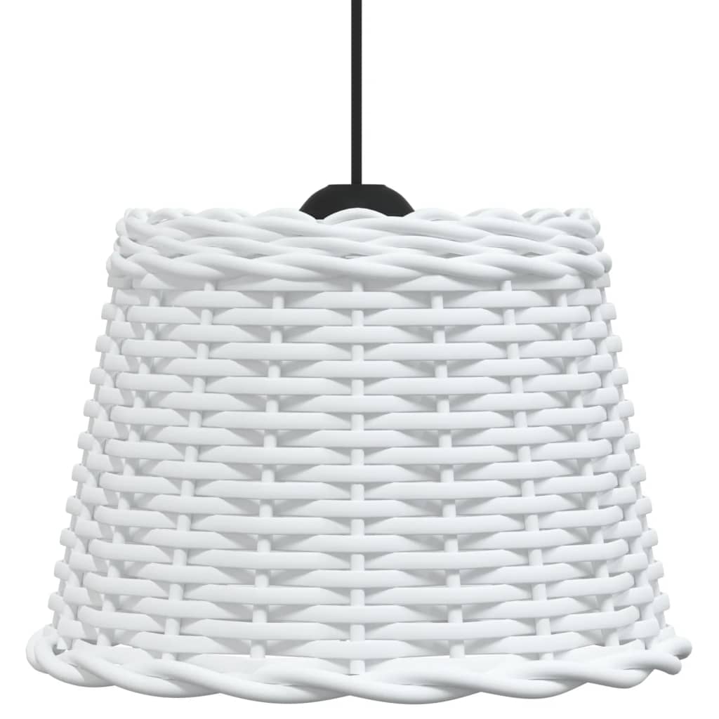 Plafondlampenkap Ø30x20 cm wicker wit