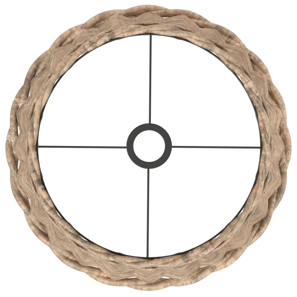 Plafondlampenkap Ø40x26 cm wicker bruin