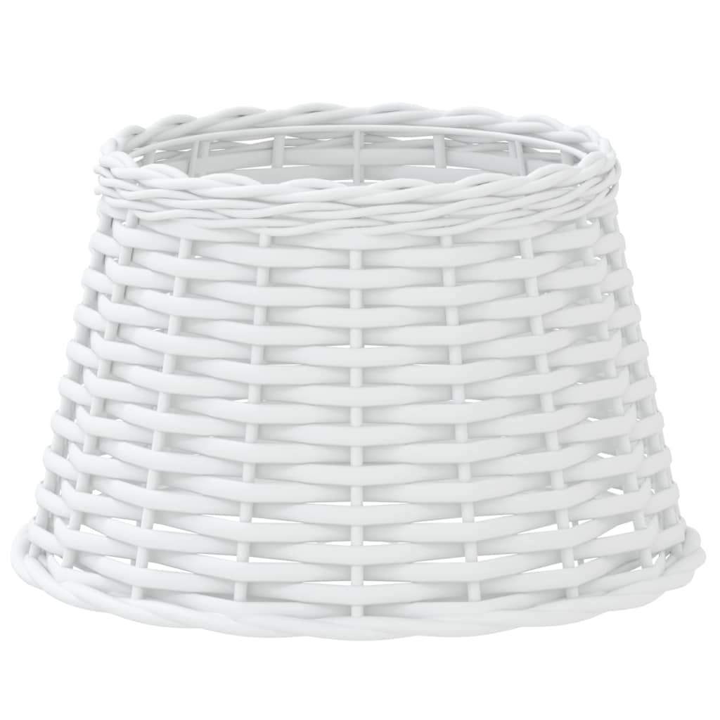 Lampenkap Ø38x23 cm wicker wit