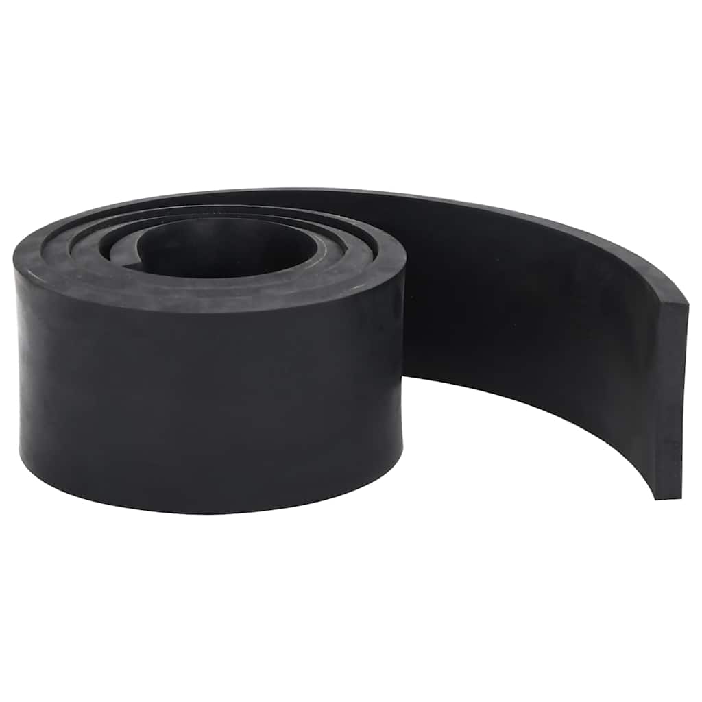 Rubberen rand voor sneeuwploeg 150x8x1 cm zwart