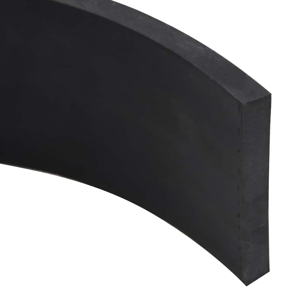 Rubberen rand voor sneeuwploeg 150x8x1 cm zwart