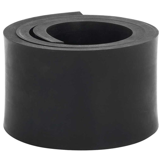 Rubberen rand voor sneeuwploeg 100x10x1 cm zwart