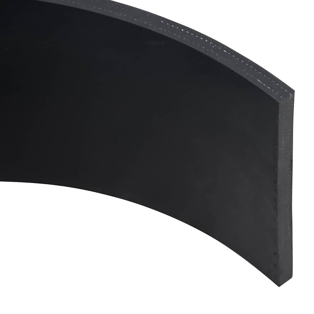 Rubberen rand voor sneeuwploeg 80x15x1 cm zwart