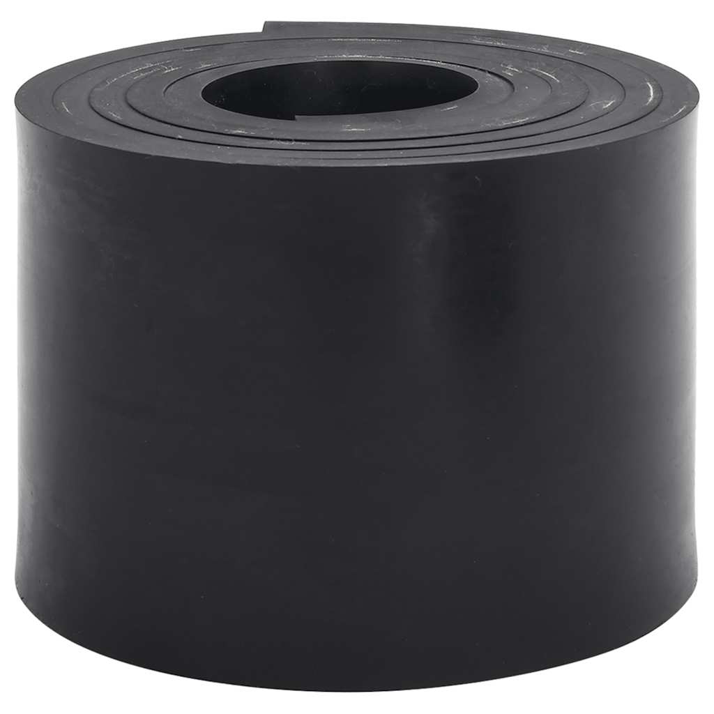 Rubberen rand voor sneeuwploeg 250x15x1 cm zwart