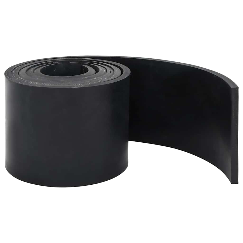 Rubberen rand voor sneeuwploeg 250x15x1 cm zwart