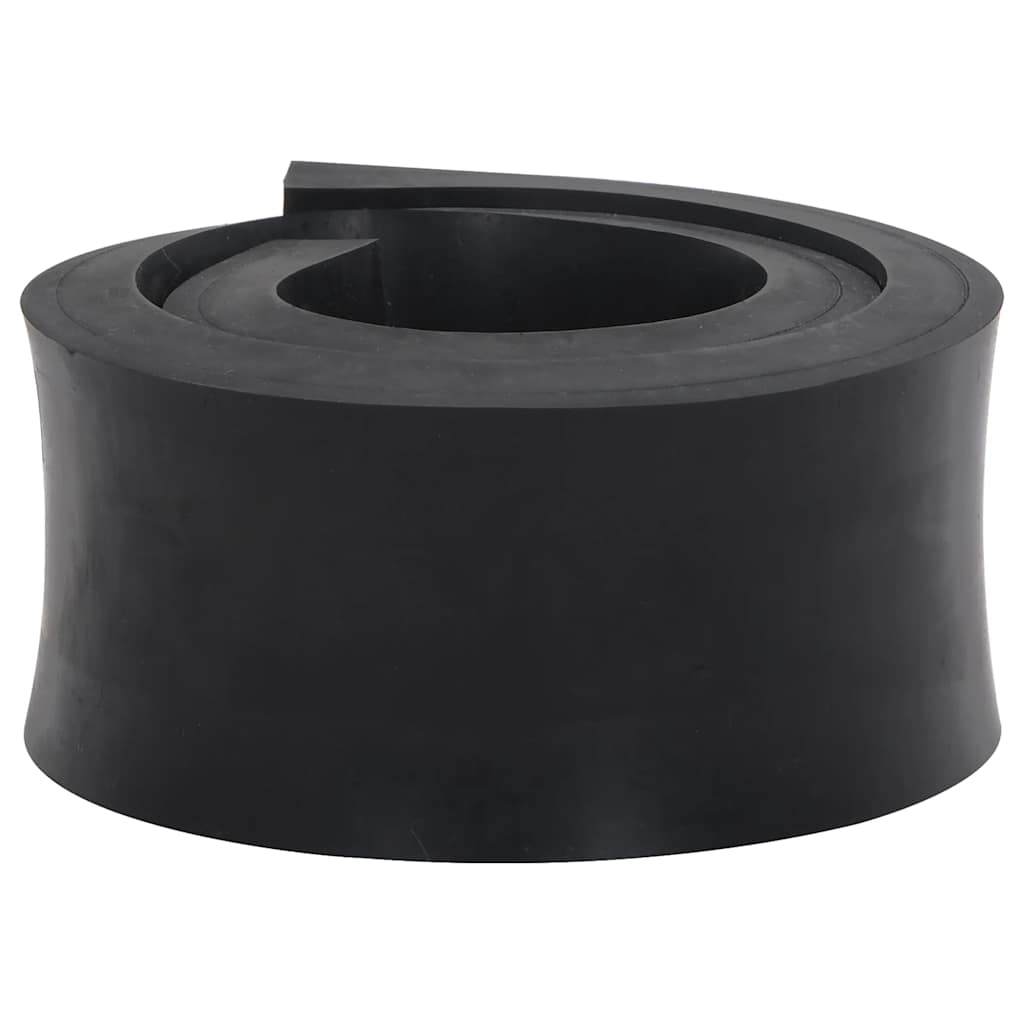 Rubberen rand voor sneeuwploeg 80x8x2 cm zwart