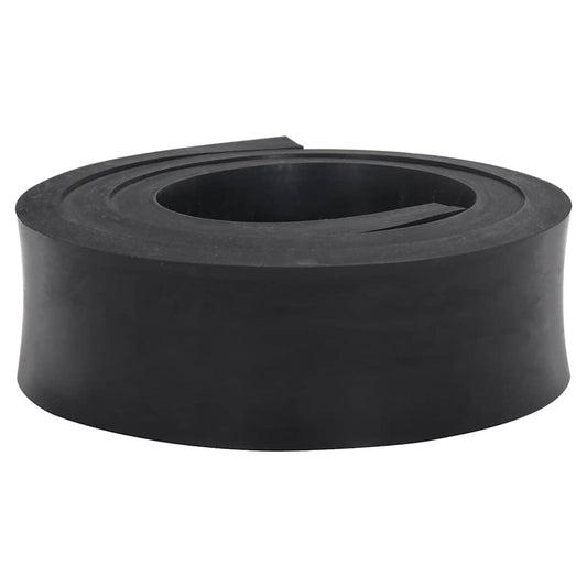 Rubberen rand voor sneeuwploeg 150x8x2 cm zwart