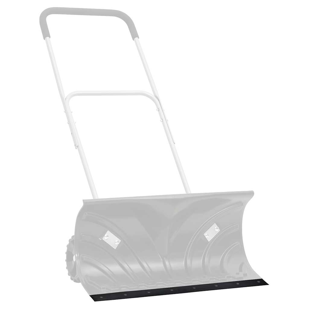 Rubberen rand voor sneeuwploeg 150x8x2 cm zwart