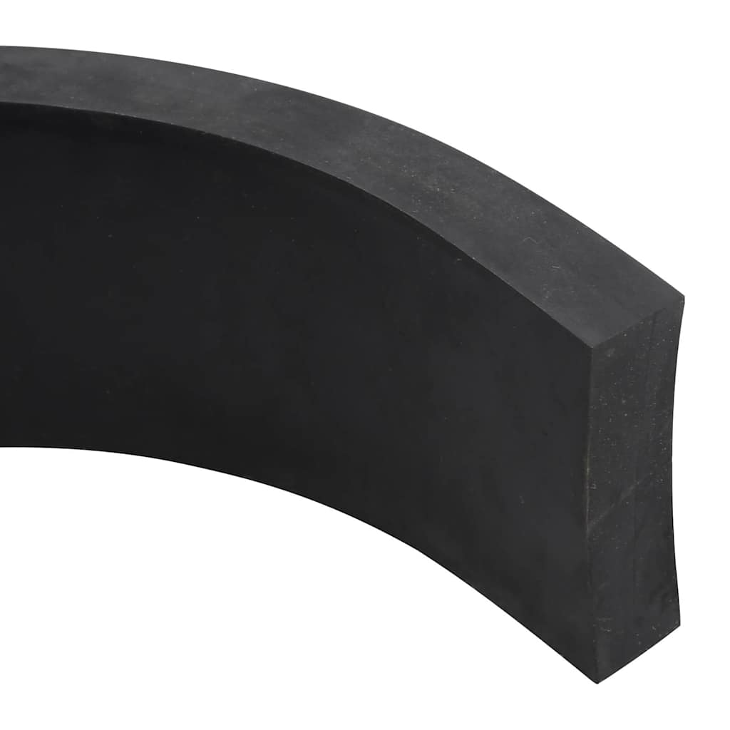 Rubberen rand voor sneeuwploeg 300x8x2 cm zwart