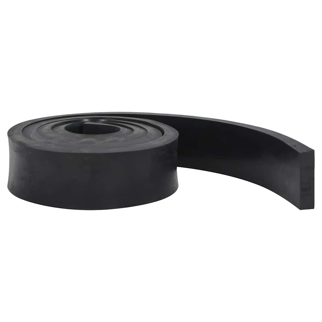 Rubberen rand voor sneeuwploeg 250x10x2 cm zwart