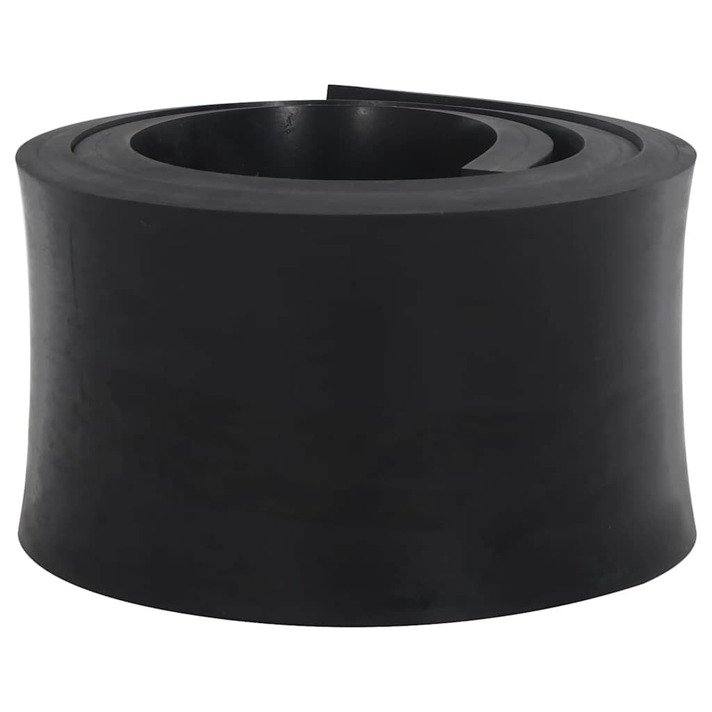 Rubberen rand voor sneeuwploeg 200x15x2 cm zwart